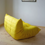 Togo Sofa 2-Sitzer Textil Zitronengelb 3