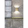 2-Flammig LED-Wandleuchte Fold XI Stahl 3
