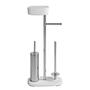 Rivazza Free-standing Toilet Brush Set Stainless Steel White 0