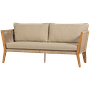 San Remo 3-Sitzer Gartensofa Teakholz Braun 0