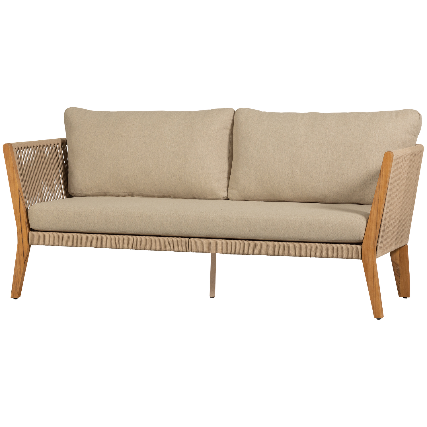 San Remo 3-Sitzer Gartensofa Teakholz Braun 0