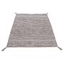 Flachgewebeteppich Kelim Azizi Baumwolle Beige 80 x 150 cm 1