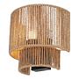 Wall lamp Torbet Cast iron 1-Light Paper Natural 3