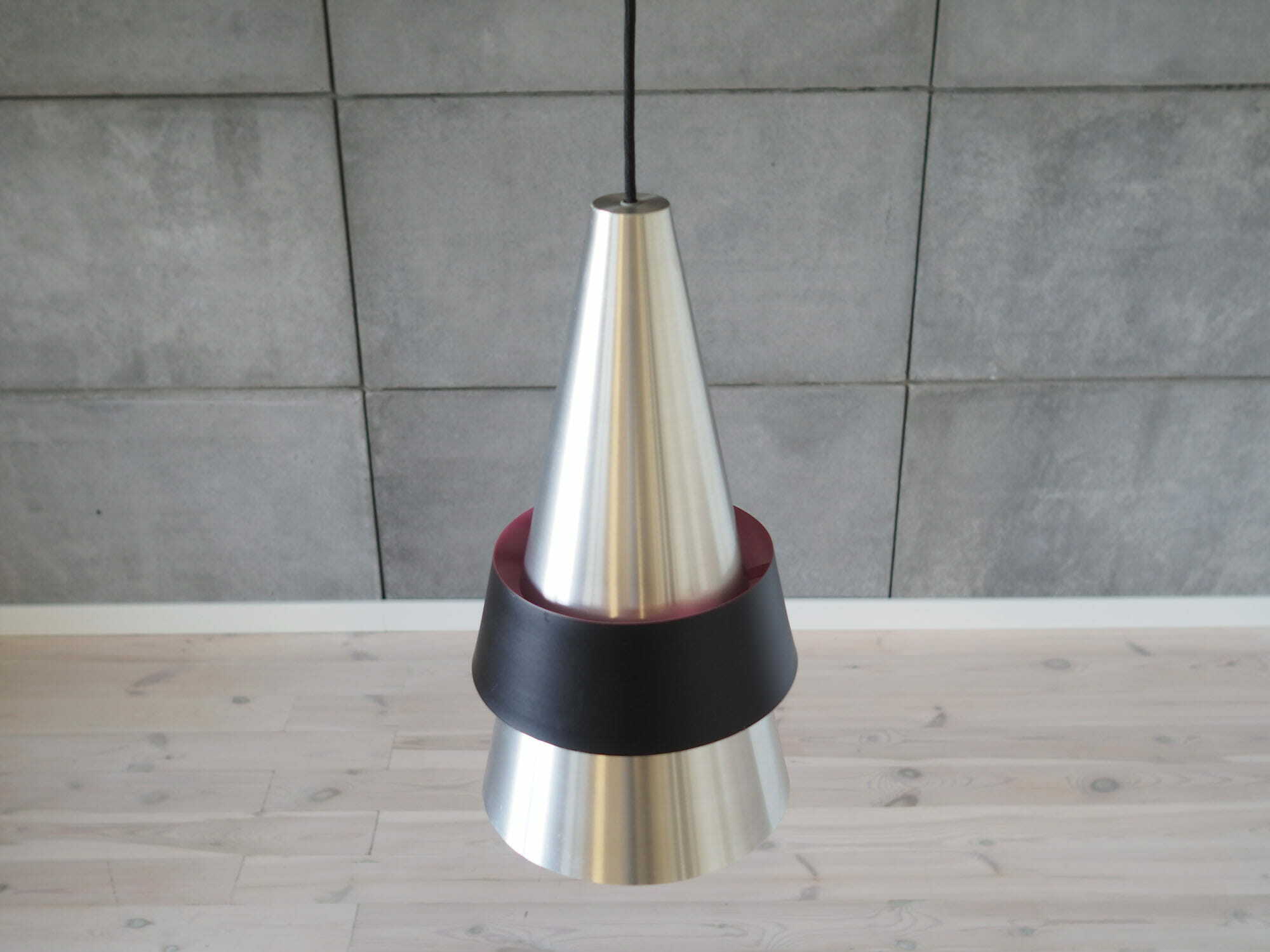 Vintage Pendant Lamp Metal Multicolored 1960s 1