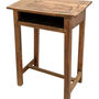 Vintage Schulpult Holz Braun 0