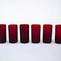 Set of 6 Glasses Ruby 2