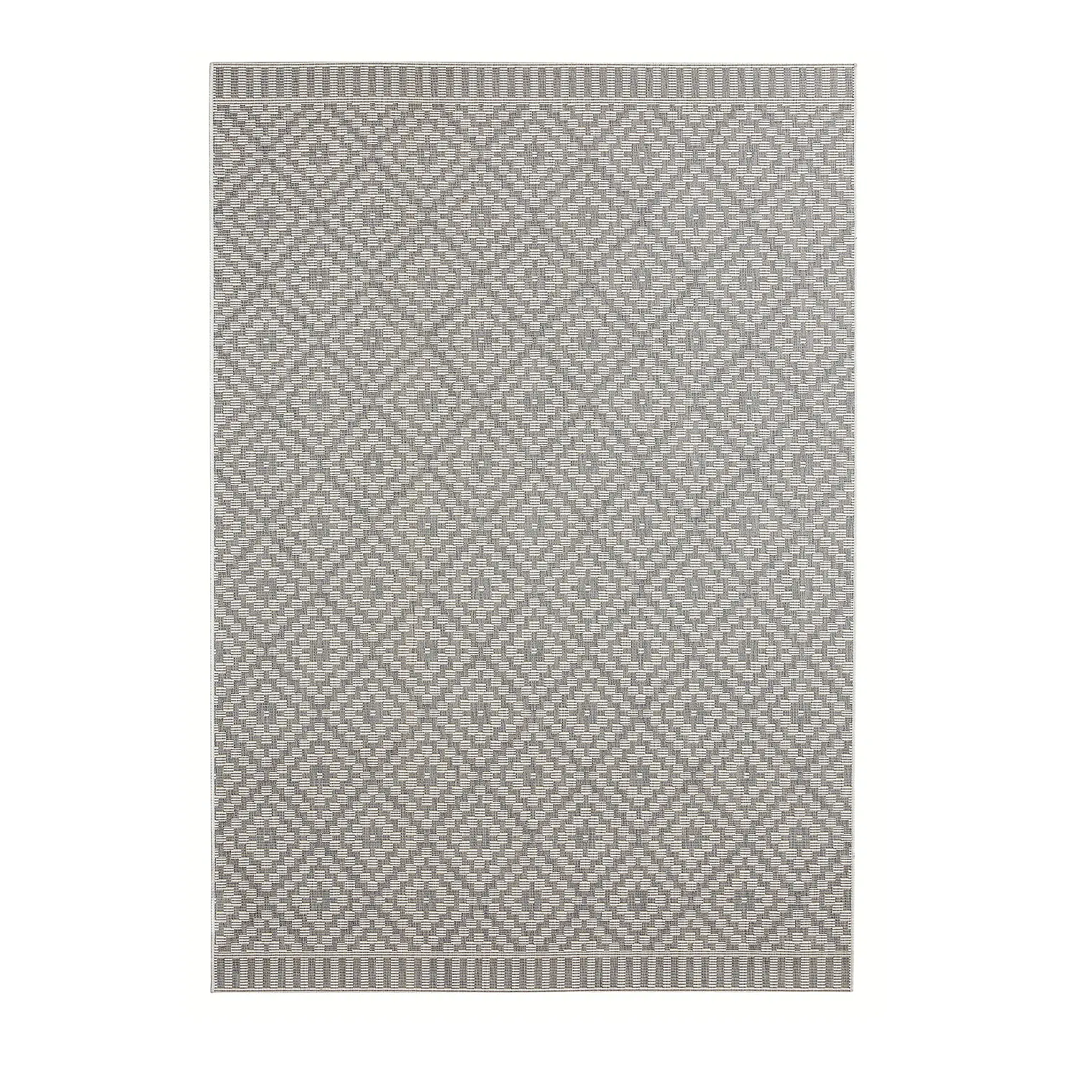 Breeze In-/Outdoorteppich Hellgrau 0
