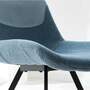 2x Esszimmerstuhl Webstoff Pastellblau 5