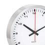 Era Wanduhr Glas Edelstahl Matt Ø 30 cm Weiß 1