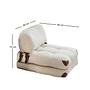 Fold Teddy Sleeper Sofa 1-seater Cream 8