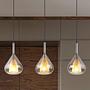 Pendelleuchte Geeky Farbglas Eisen Flammenanzahl: 3 0
