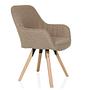 SCANDI SOFT Esszimmerstuhl Drehbar Stoff Beige 5