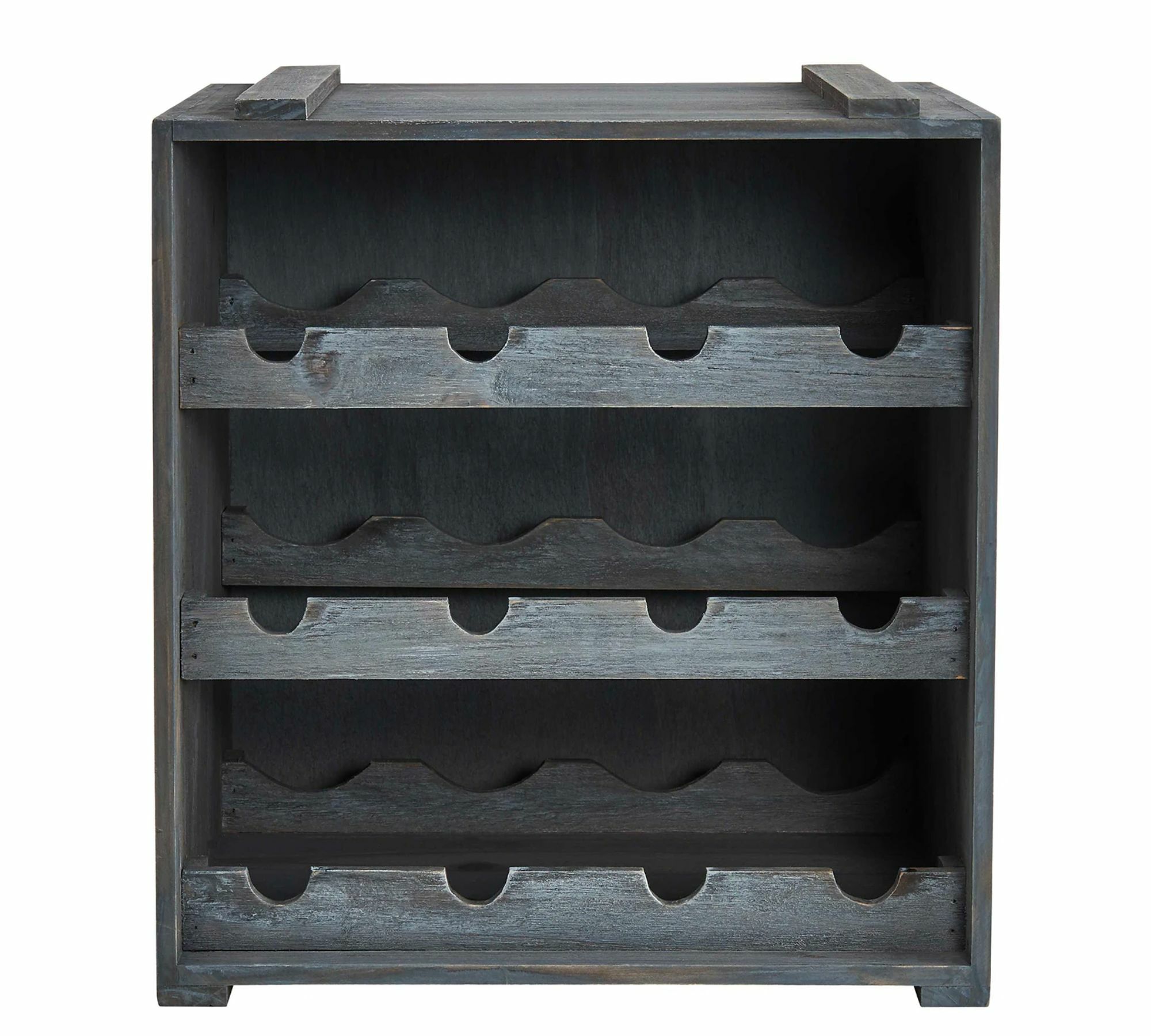 Weinregal für 12 Flaschen Tannenholz Taupe 4