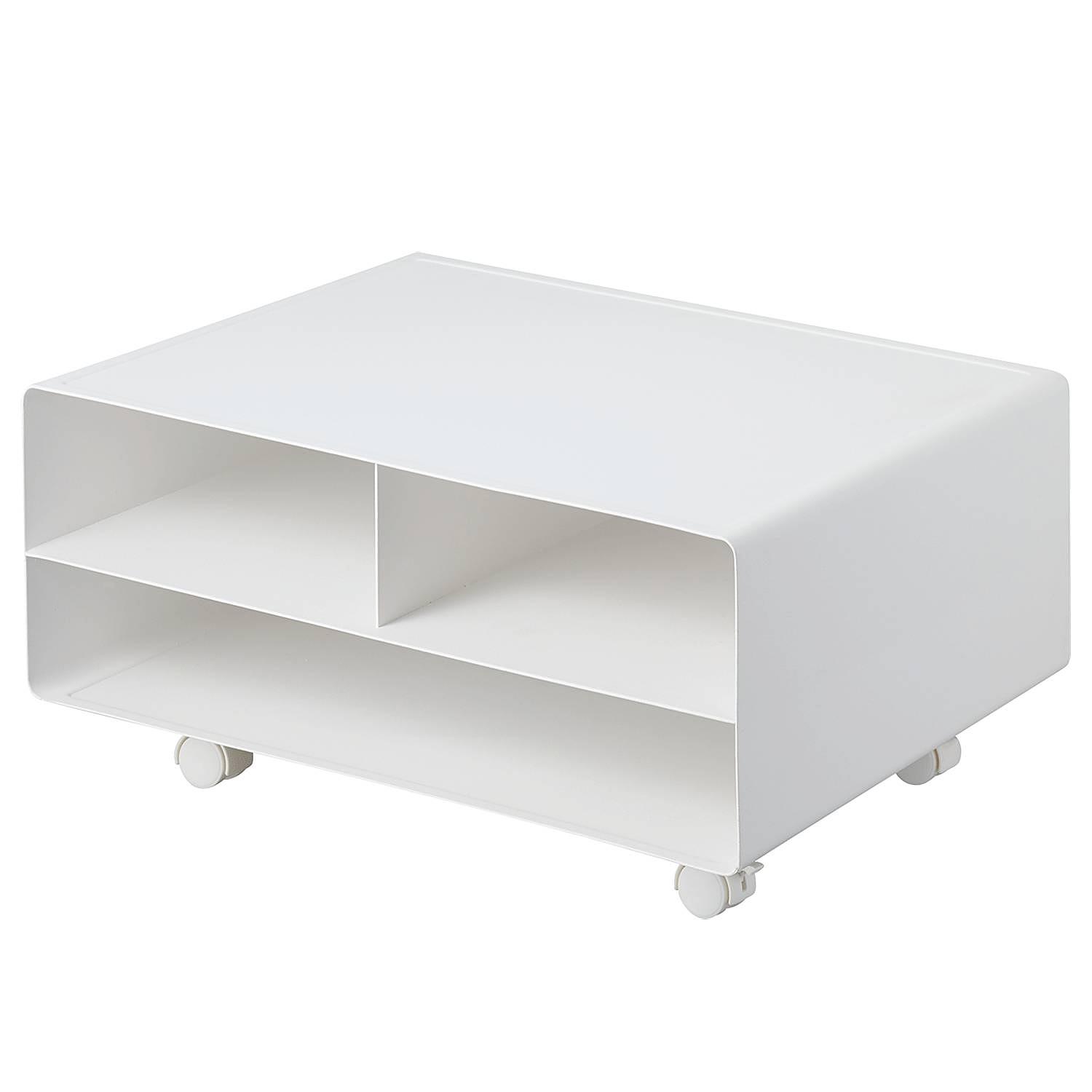 Büroregal Tower Stahl / Kunststoff Weiß 0