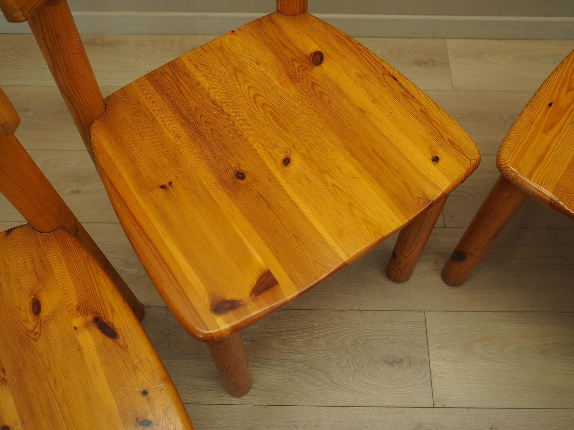 Chair Set 4-piece Brown 1960s 7
