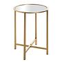 Tetford Beistelltisch Glas Metall 39cm 0