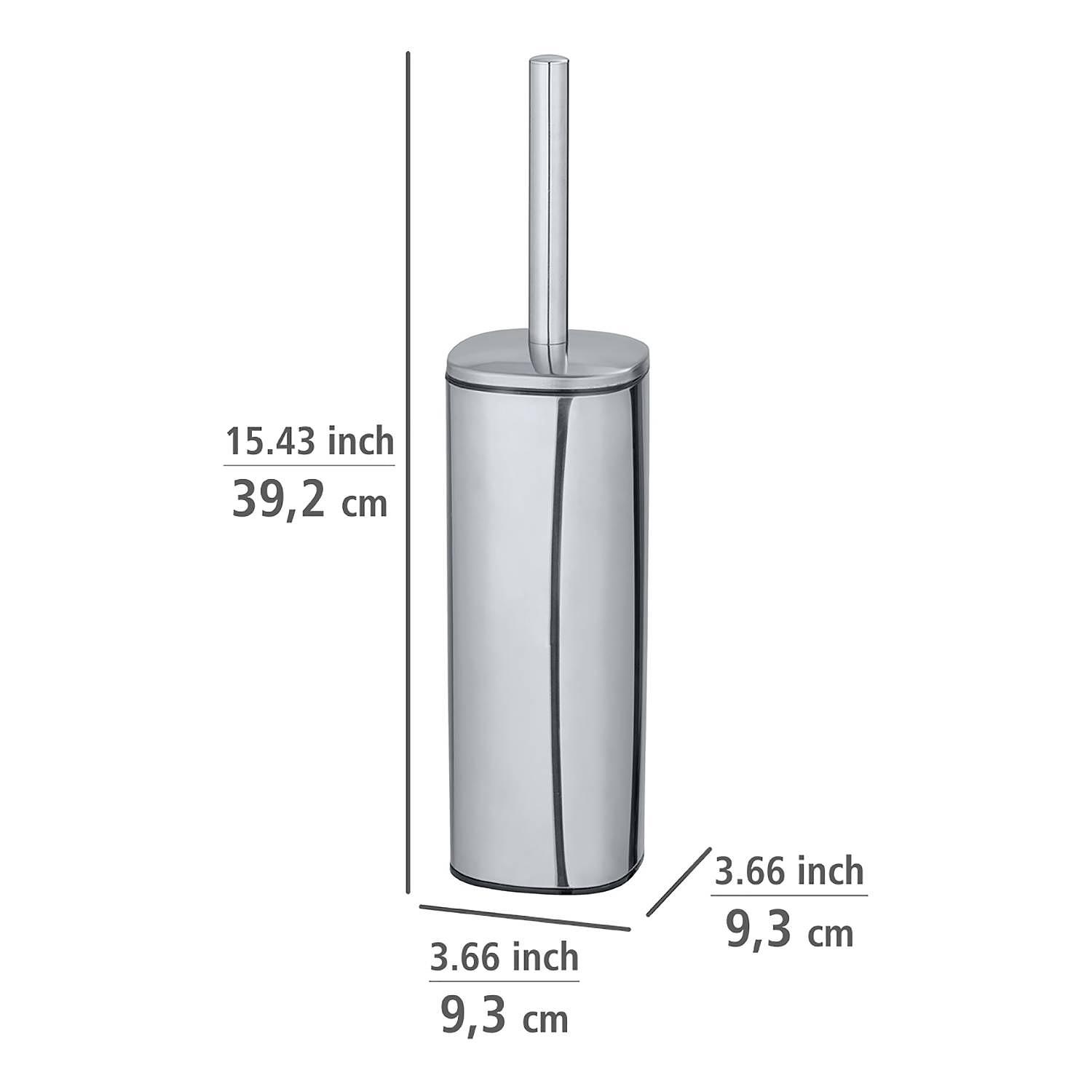 WC-Garnitur Alassio Edelstahl Silber 3