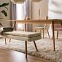 Nicholas Sitzbank Webstoff Beige 3