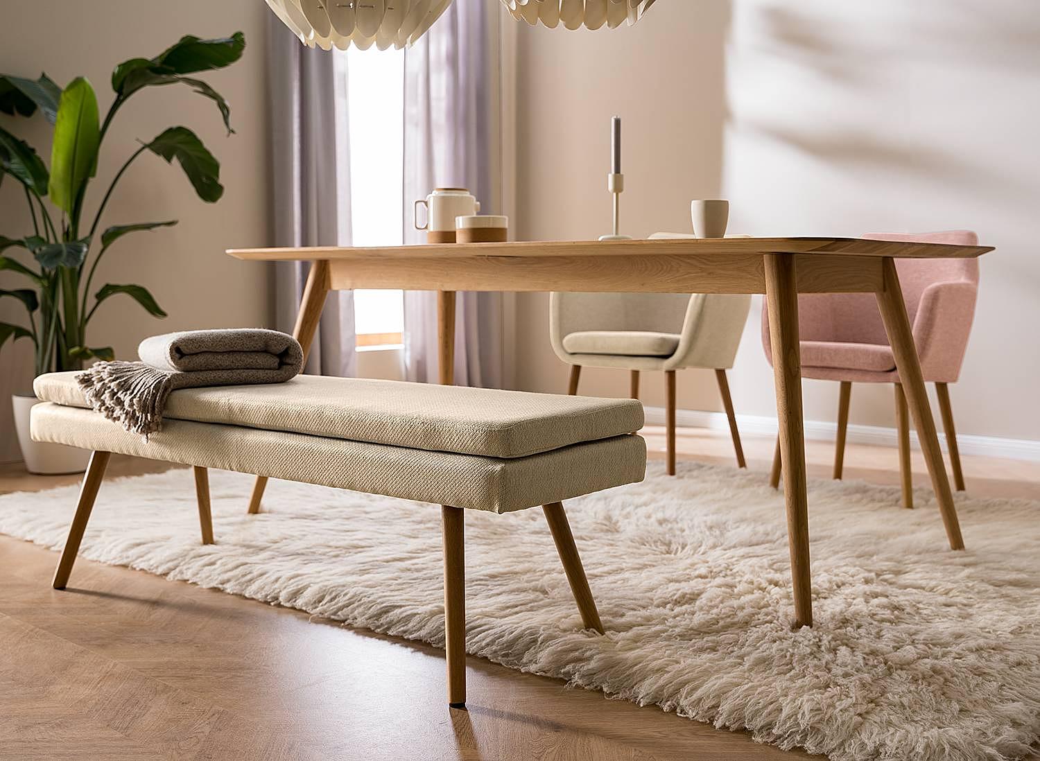 Nicholas Sitzbank Webstoff Beige 3