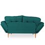 Nina Daybed Schlafsofa 3-Sitzer Petrol Grün 6