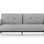 Ron Sofabed Schlafsofa 3-Sitzer Grau 0