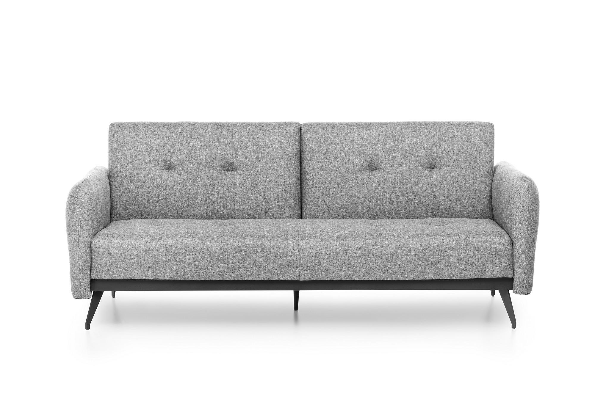 Ron Sofabed Schlafsofa 3-Sitzer Grau 0