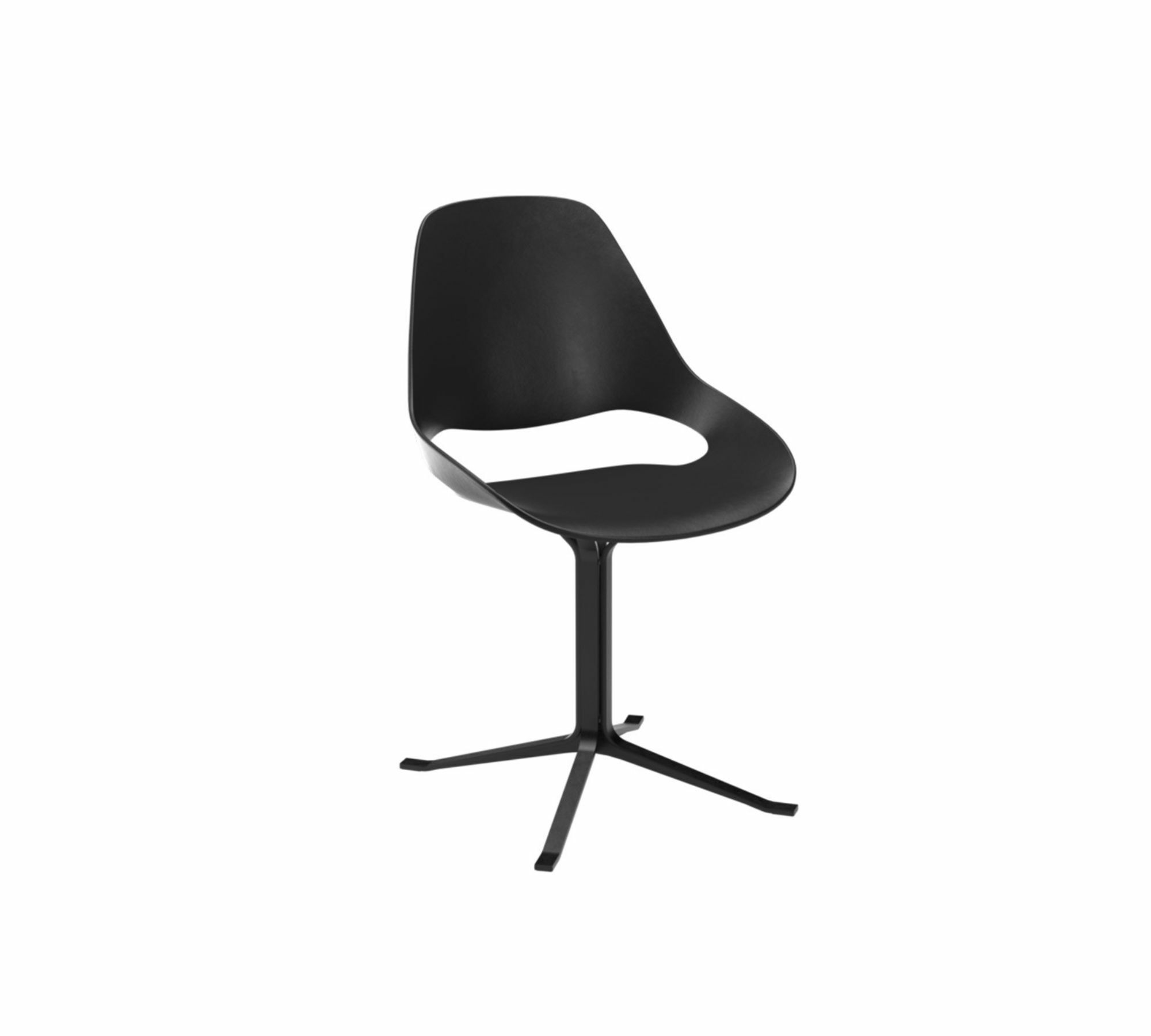 FALK Stuhl Stahl Pulverbeschichtet Kunststoff Schwarz 0