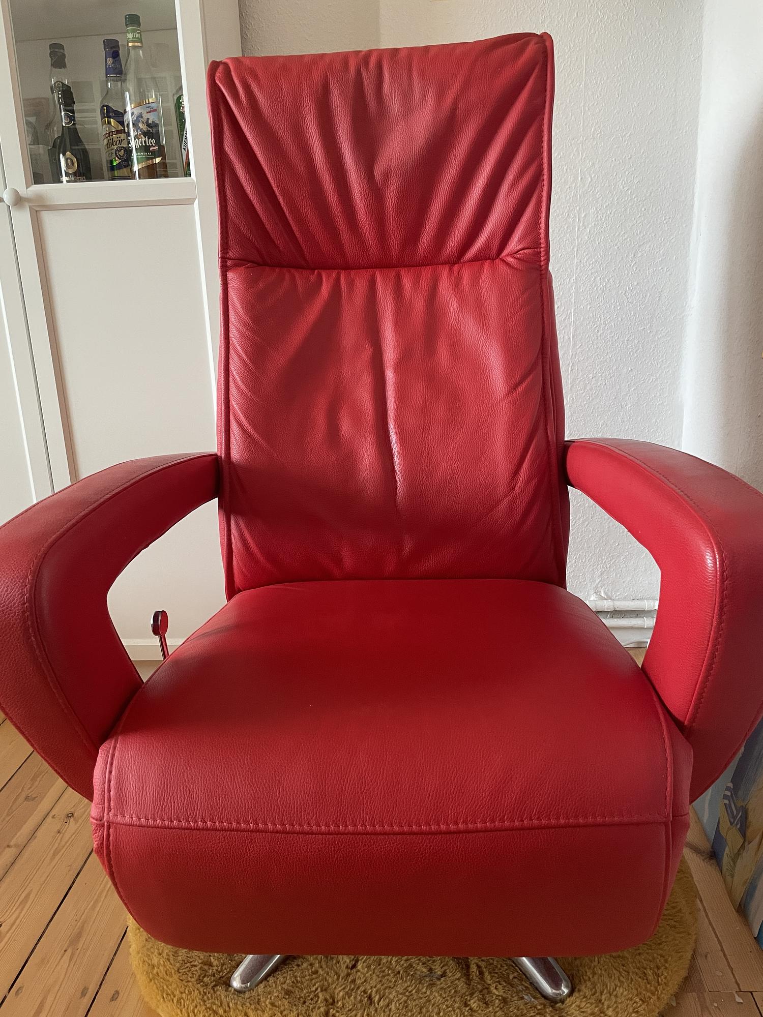 Herkules TV Sessel Rot 5