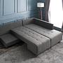 Manama Corner Sofa Bed Right - Anthracite 2