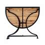 Gartentisch Metall Holz Natural 5