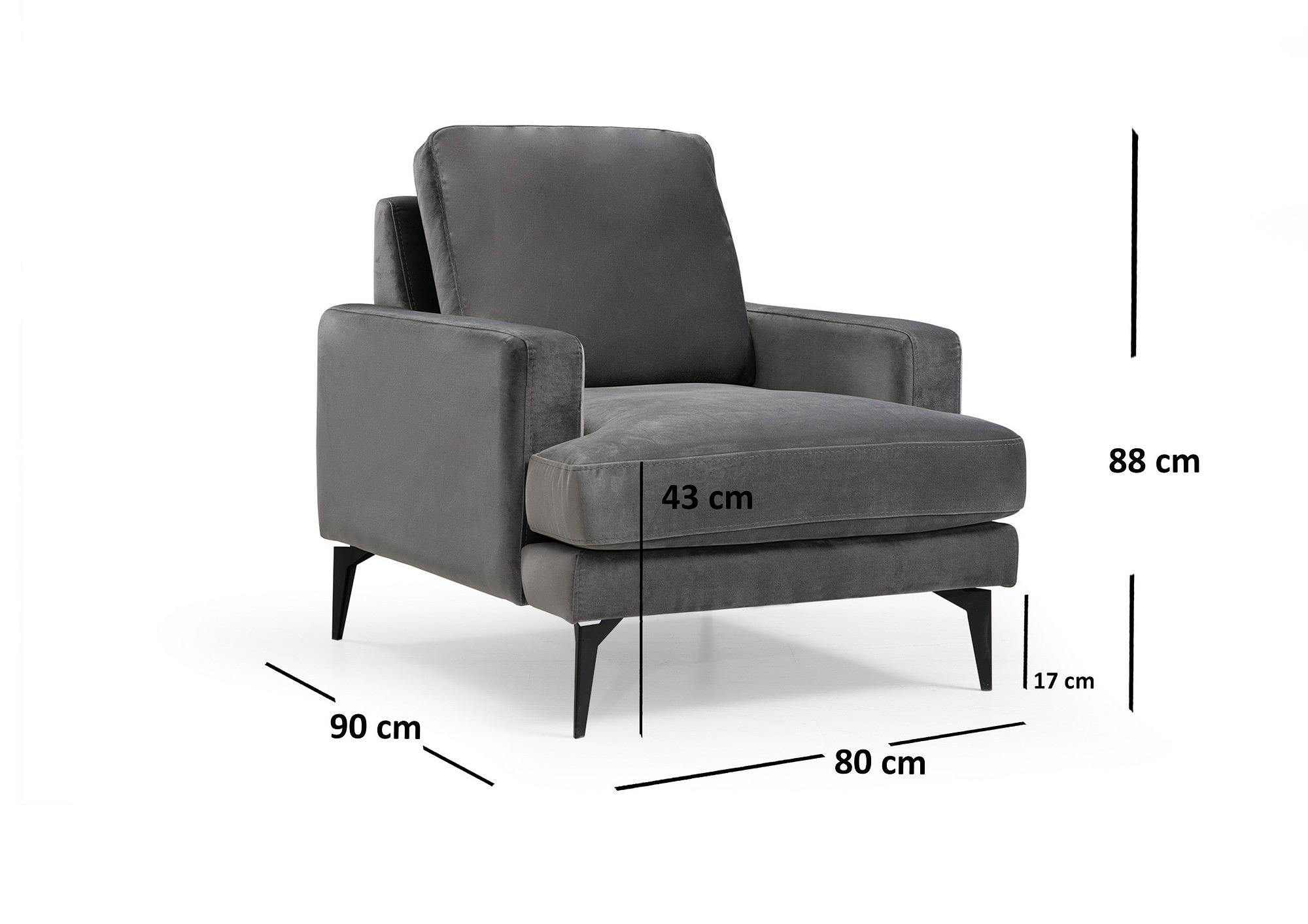 Papira Armchair Anthracite 2