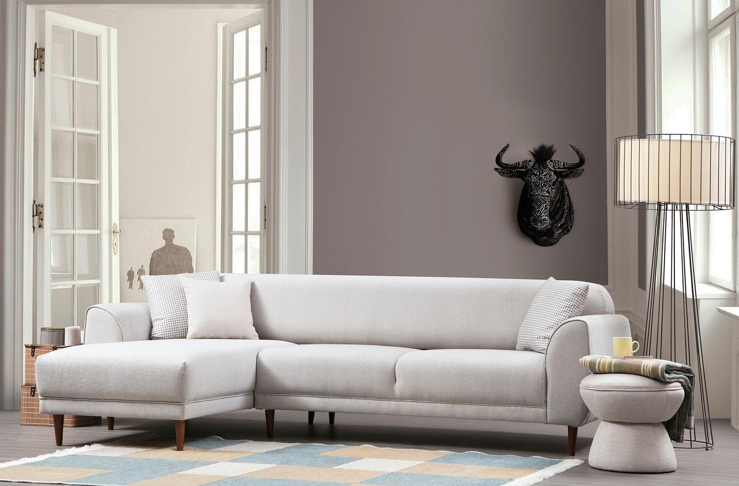 Image Ecksofa Links Beige 1