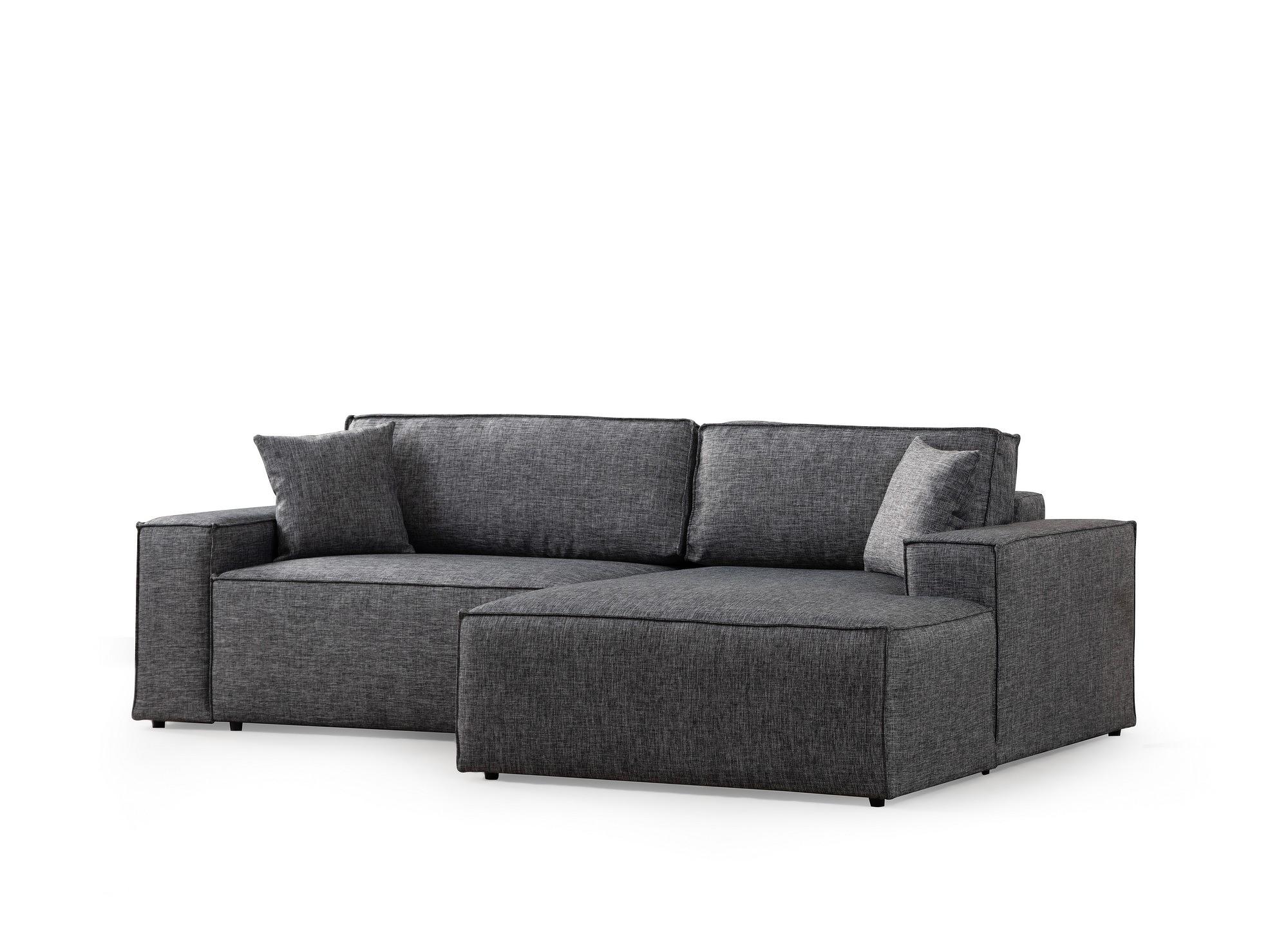 Pƒ±rlo Rechts Ecksofa Dunkelgrau 5