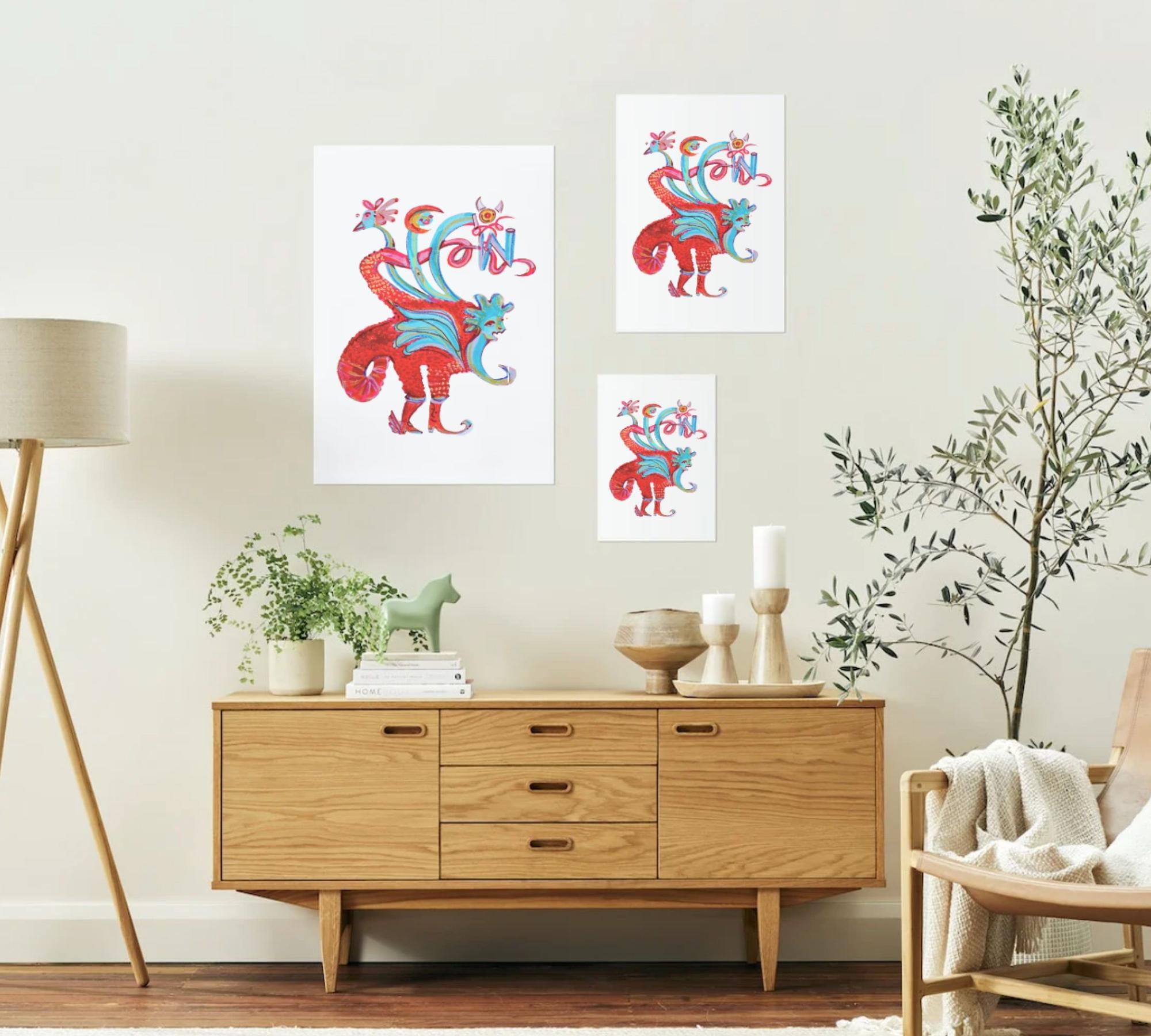 Phyton Art printMulticolor 6