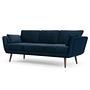 Sigrid Sofa 3-Sitzer Velour Lux Navy 0