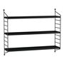 Modulares Wandregal Stahl Schwarz 6