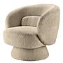 Drehbarer Loungesessel LANARE Taupe 1