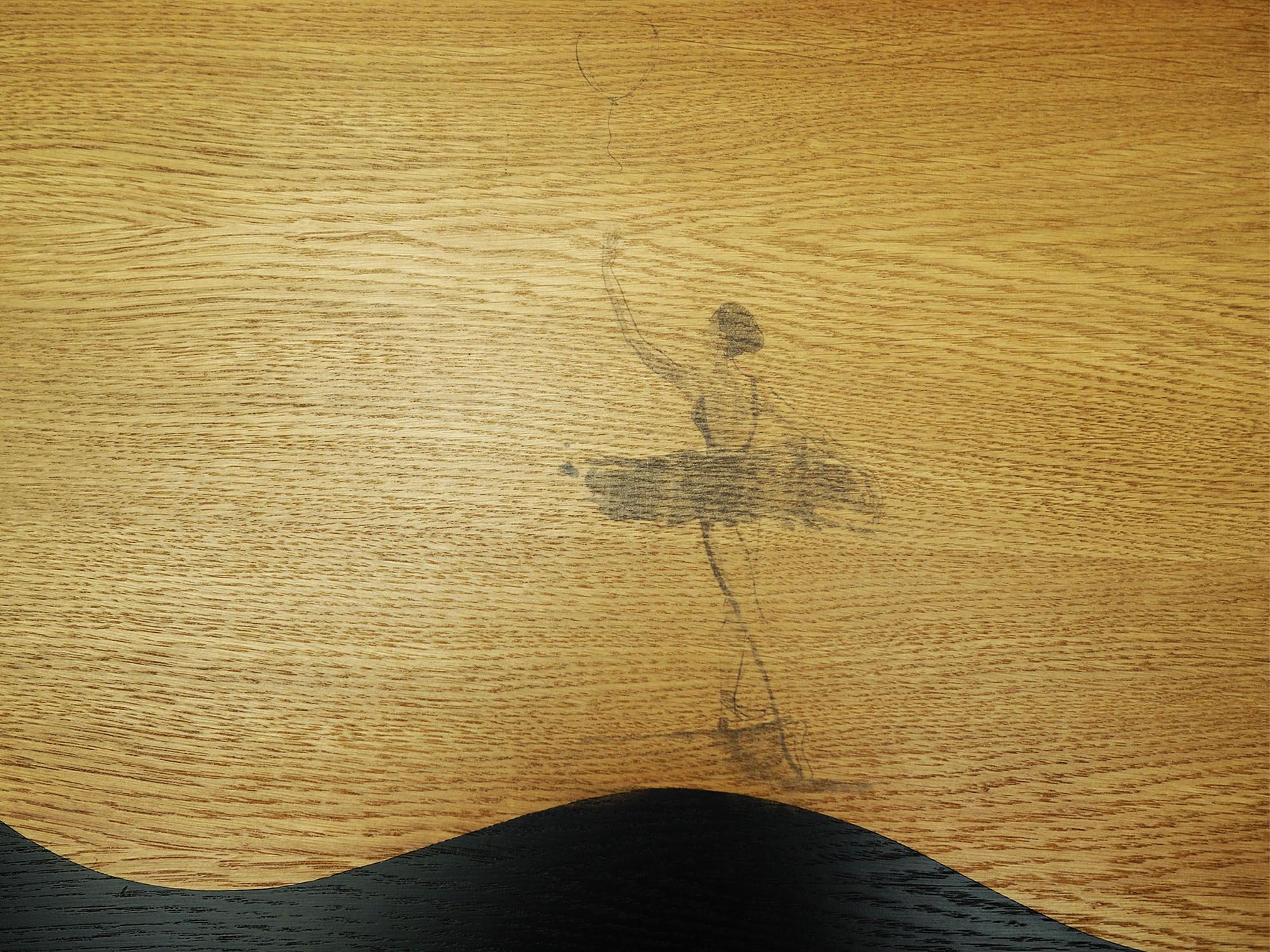 Sideboard Ash veneer 1960s 12