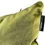 Artik Velvet Polyester Cushion Green 50 x 50 cm 1