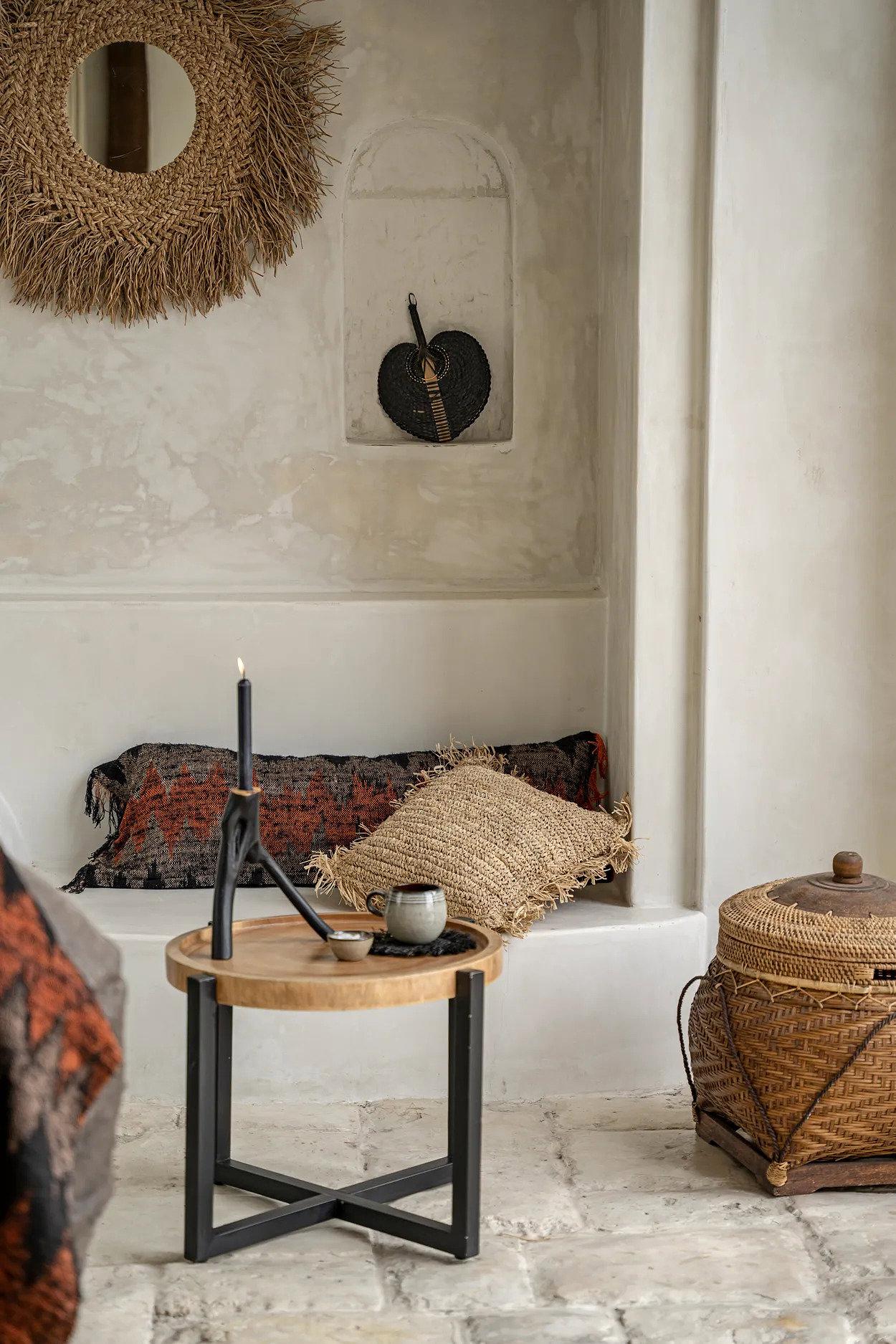 Triple Twig Candle Holder Black 2