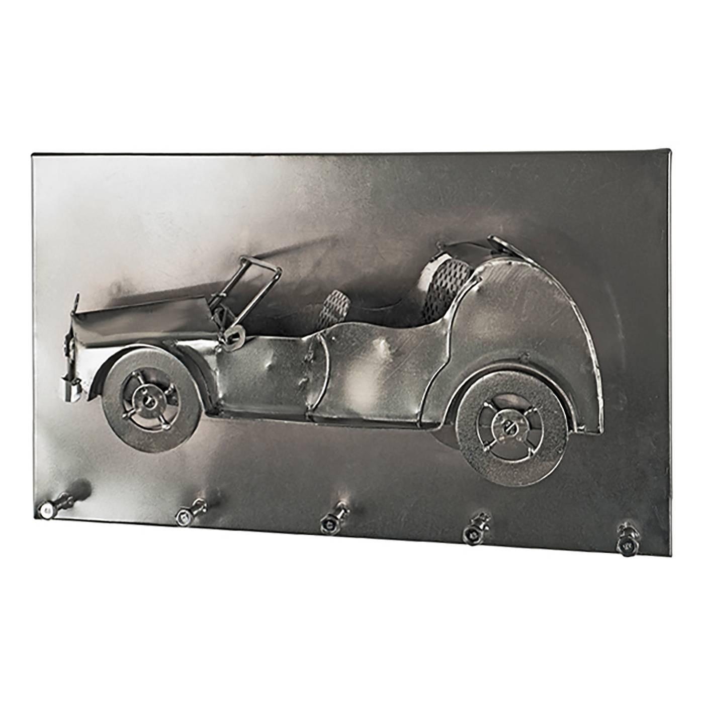 Wandgarderobe Aterrado II Stahl Silber 0