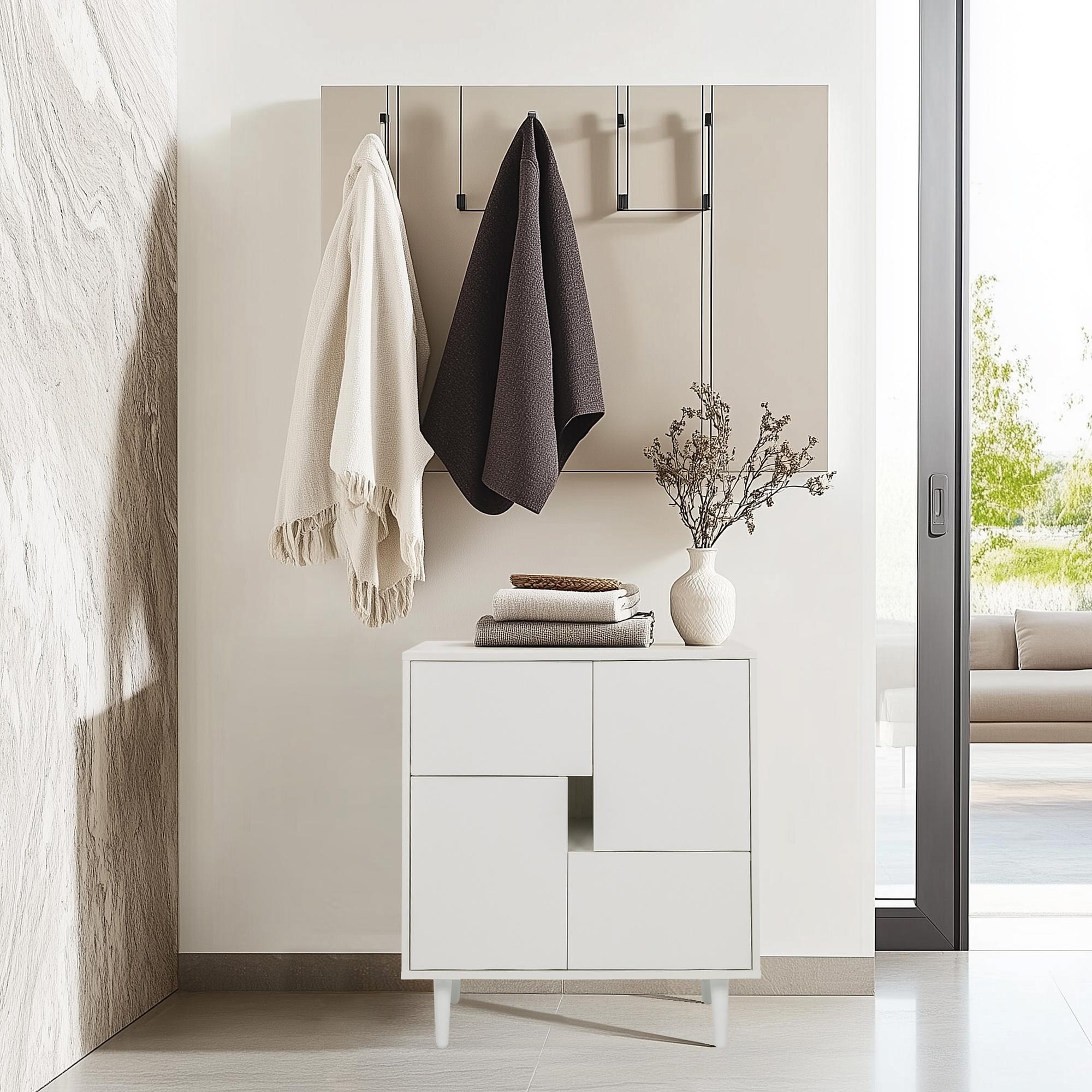 LYKKJA Chest of Drawers White 3