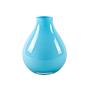 Light blue 1970s glass vase 0