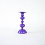 Metal Candle Holder 1970s Purple 1