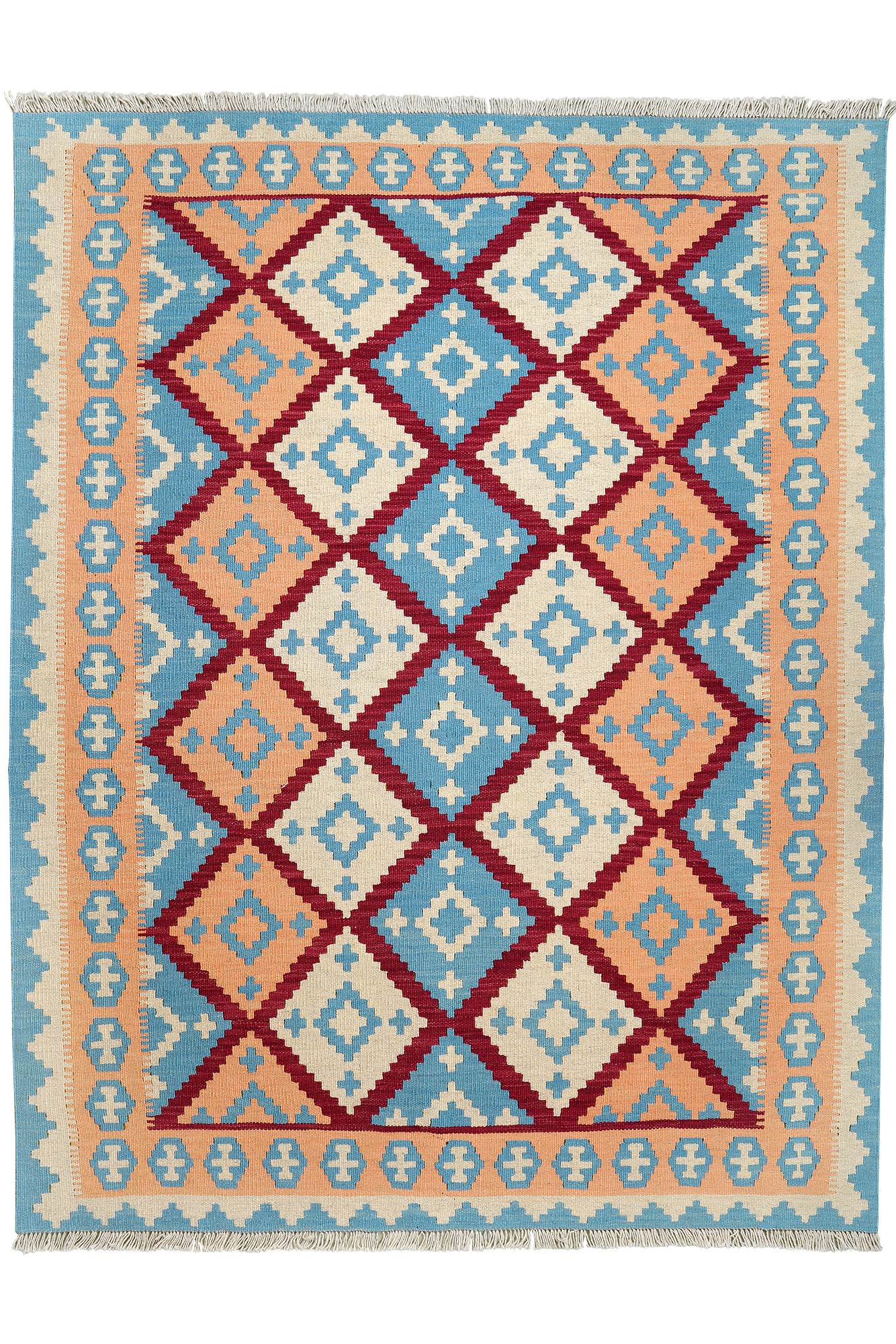 Kilim Gashgai Teppich Mehrfarbig 0