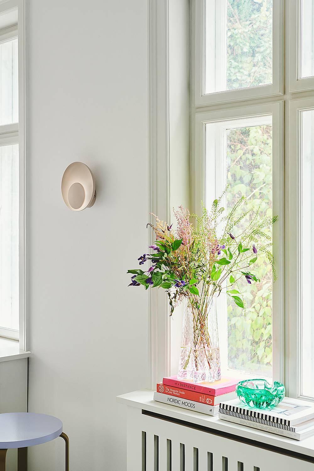 Marsi Wandleuchte Aluminium Beige 1-flammig 1