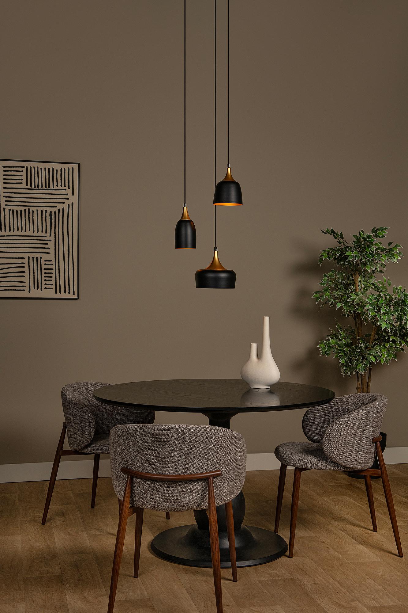 Pendelleuchte Chayanne Metall Schwarz 2