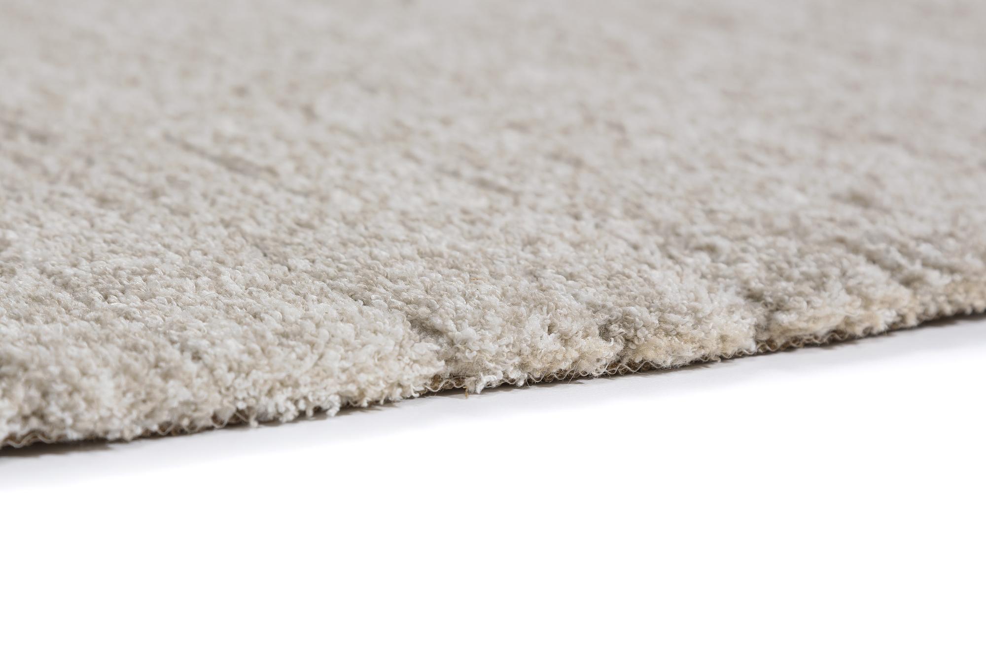 Amaze Uni Hochflorteppich Polyester Sand 140x200cm 4