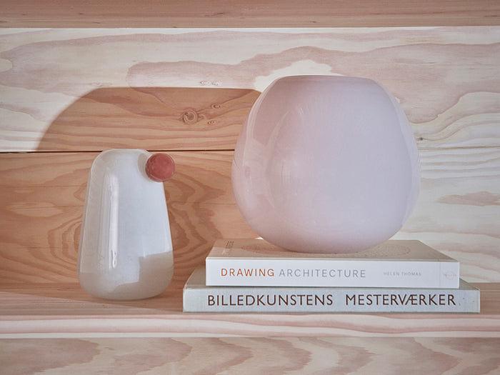 Lasi Vase Medium Glas Rosa 1