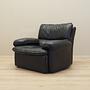 Lounge chair leather black 1970s 2